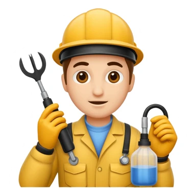 Pest control technician
 sticker