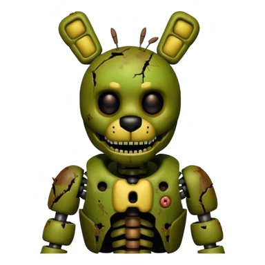 extremely accurate Springtrap from five nights at Freddy’s 3 sticker