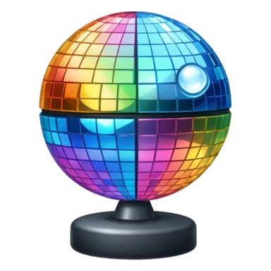 mirrorball sticker