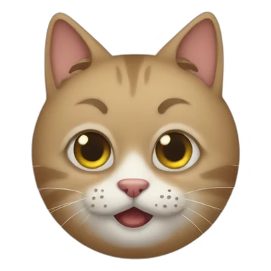 kitty beat man sticker