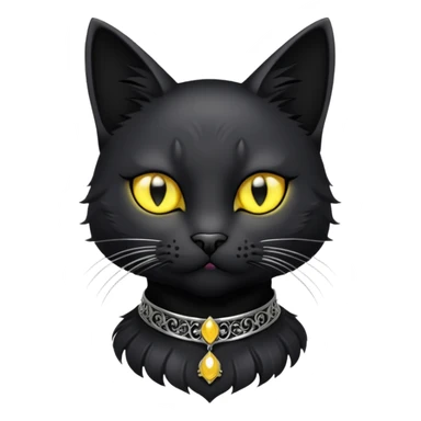 gato gotico  sticker