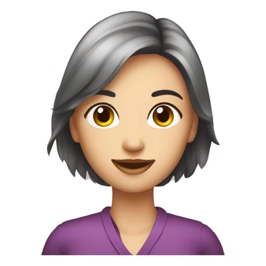 femme a votre service carte de visite sticker