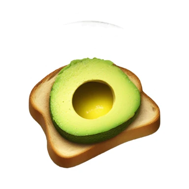 Smashed avocado on toast sticker