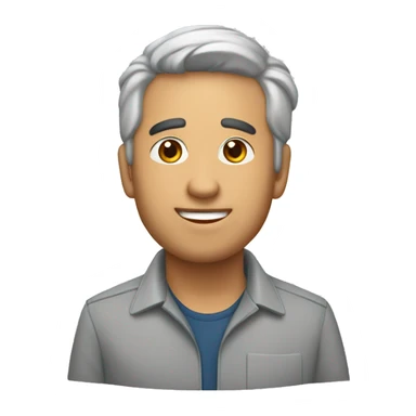 Menino moreno estoico sticker