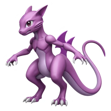 Miraidon-Genesect-Mewtwo-Fakémon-hybrid-creature (full body)  sticker