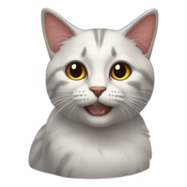 Cat stange sticker