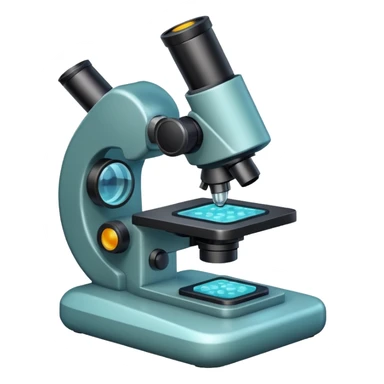 cell under microscope sticker