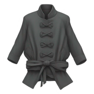 Jacket tied around waist sticker