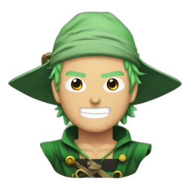 Roronoa zoro the pirate hunter sticker