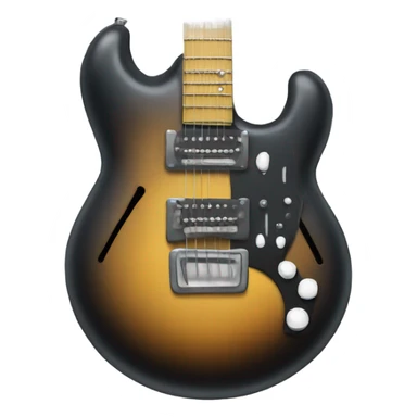 electro guitar sticker