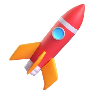 Rocket Colour full sticker