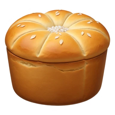 Korean Salt bread 3d aesthetic sticker