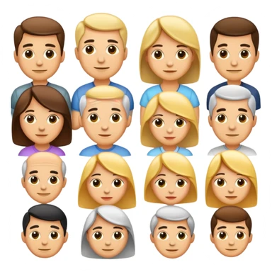 Generate emoji with persons Tuche family from such French comedy film  sticker