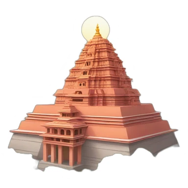 nram mandir sticker