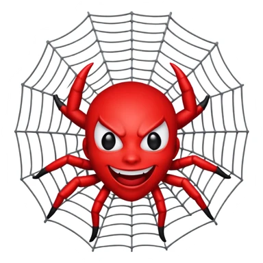 this emoji "😈" in this emoji"🕸️" sticker