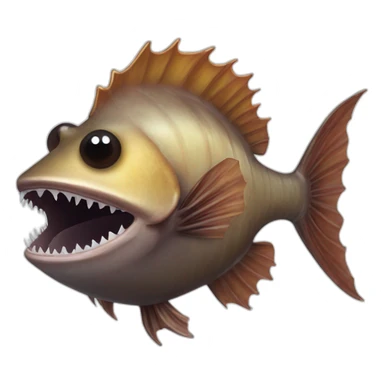 Angler fish sticker