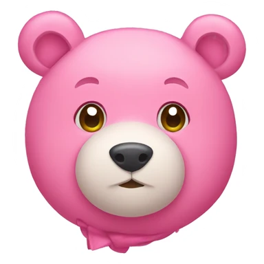 Pink bear Cute  sticker