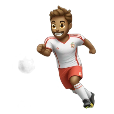 Gato jugando fútbol sticker