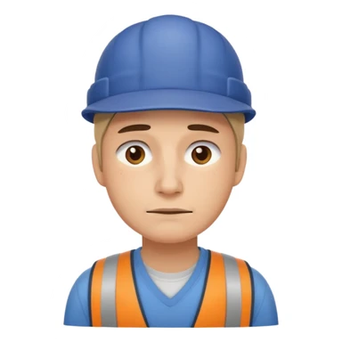 Developer going back to work after christmas holidays, looking tired and wearing a cap sticker