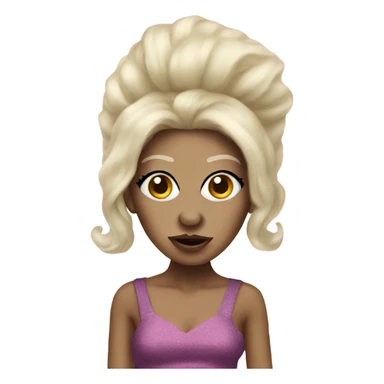 troll doll in drag sticker