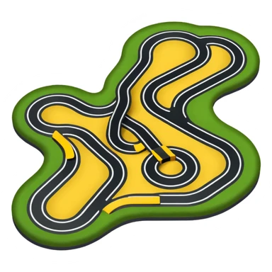creat the nurburgring track map as a emoji sticker
