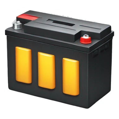 car battery  sticker