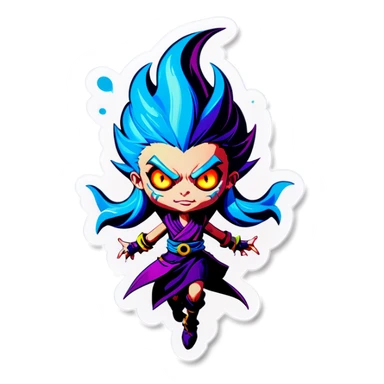 Retarded jinx arcane sticker