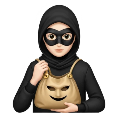 masked thieve sticker