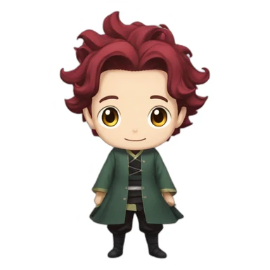 Tanjiro from demon slayer sticker