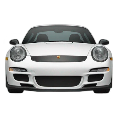 porsche logotype, front view sticker