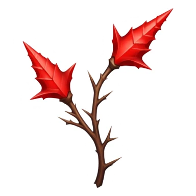 red thorn t sticker