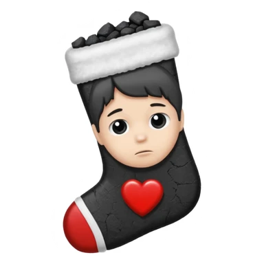 Christmas with fuel shortages, drawings for children sticker