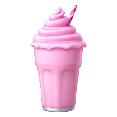pink milkshake sticker