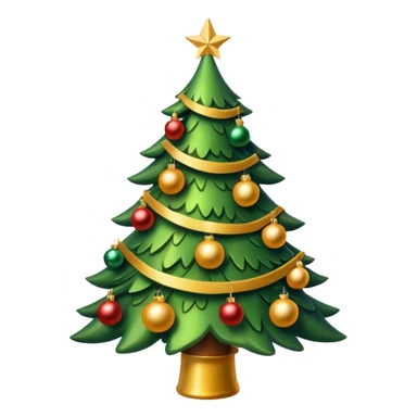 christmas tree with yellow warm glow liht sticker