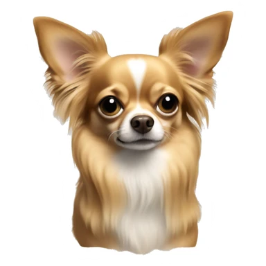 Longhair chihuahua  sticker