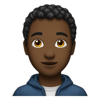 jeune noir énervé  sticker