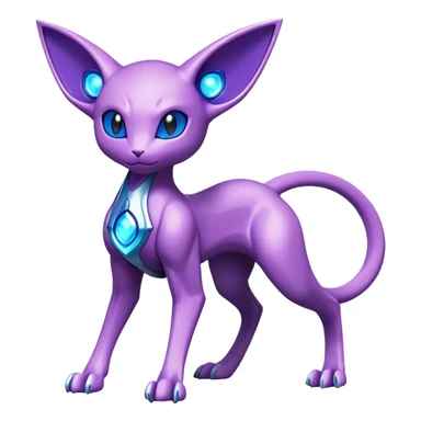 Miraidon-Genesect-Espeon-Mewtwo-Fakémon-hybrid-creature (full body)  sticker