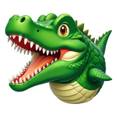 Cocodrilo volando  sticker