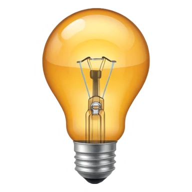 light bulb sticker