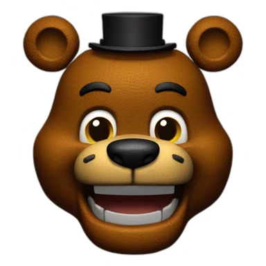 Freddy Fazbear animatronic sticker