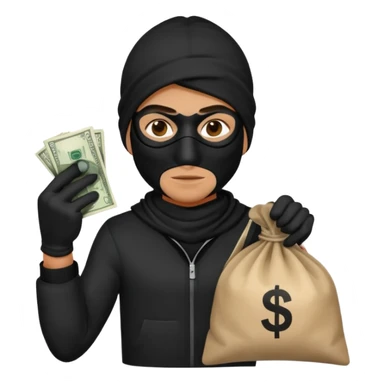 Robber sticker