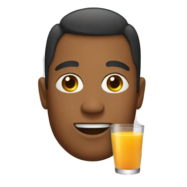 Juice emoji sticker