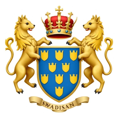 Swedish Coat Of Arms sticker