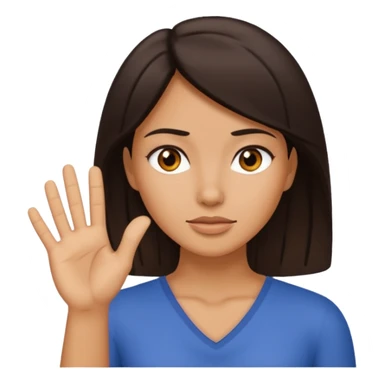 Woman Gesturing No sticker