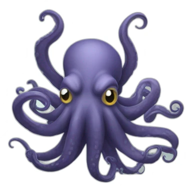 un kraken qui à peut sticker