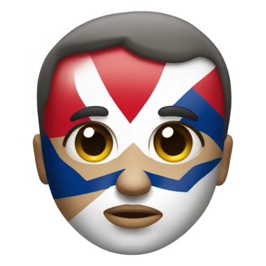 MIX BETWEEN PUERTO RICAN AND MEXICAN FLAG sticker