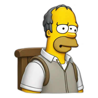 Homero simpson rico sticker