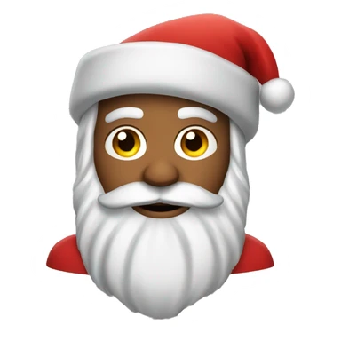 Santa but if he was a firefighter  sticker