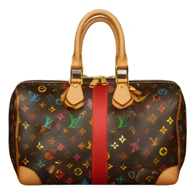 Multicolor Louis Vuitton bag sticker