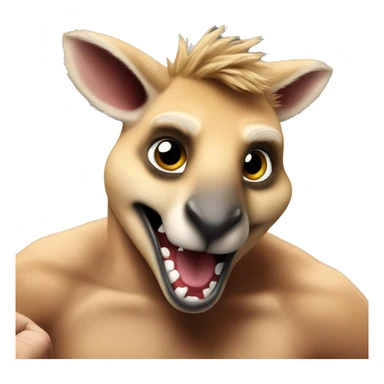 kangaroo boxing jake paul sticker